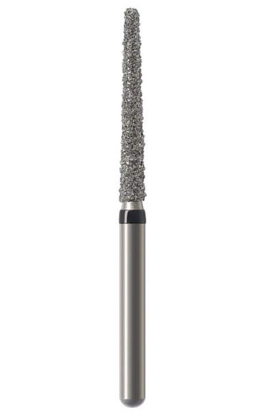 Алмазний бор Okodent 850L SC (закруглений конус, чорний, супер-груба абразивність)