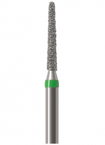 Алмазний бор Okodent 856 C (закруглений конус, зелений, груба абразивність)