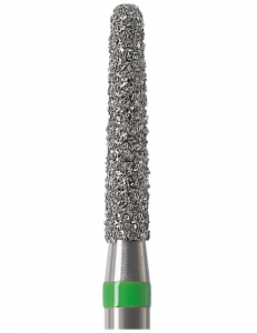 Алмазний бор Okodent 856 C (закруглений конус, зелений, груба абразивність)