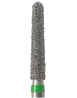 Алмазний бор Okodent 856L C (конус заокруглений, зелений, груба абразивність)