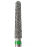 Алмазний бор Okodent 856L C (конус заокруглений, зелений, груба абразивність)
