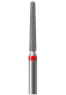 Алмазный бор Okodent 856L F (конус заокругленный, красный, мелкая абразивность)