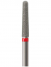 Алмазний бор Okodent 856L F (конус заокруглений, червоний, дрібна абразивність)
