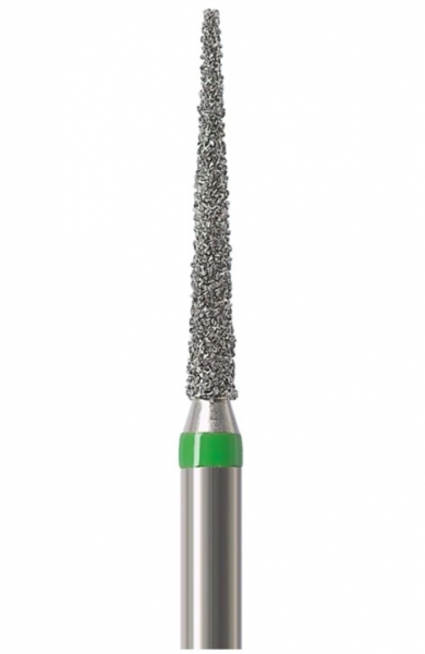 Алмазный бор Okodent 859 C (конус острый, зеленый, грубая абразивность)