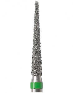 Алмазний бор Okodent 859 C (конус гострий, зелений, груба абразивність)