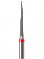 Алмазный бор Okodent 859 F (конус острый, красный, мелкая абразивность)