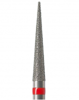 Алмазний бор Okodent 859 F (конус гострий, червоний, дрібна абразивність)