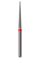 Алмазный бор Okodent 859L F (конус острый, красный, мелкая абразивность)