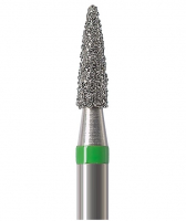 Алмазний бор Okodent 860 C (полум'я, зелений, груба абразивність)