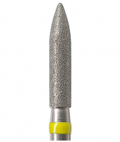 Алмазний бор Okodent 862 EF (полум'я, жовтий, екстра-дрібна абразивність)