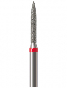 Алмазний бор Okodent 862 F (полум'я, червоний, дрібна абразивність)