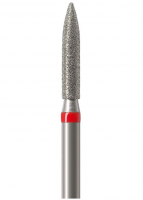 Алмазний бор Okodent 862 F (полум'я, червоний, дрібна абразивність)