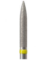Алмазний бор Okodent 863 EF (полум'я, жовтий, екстра-дрібна абразивність)