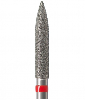Алмазний бор Okodent 863 F (полум'я, червоний, дрібна абразивність)