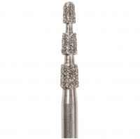 Алмазний бор Okodent 868A.021 M (маркер глибини, 0,4 мм, синій, середня абразивність)