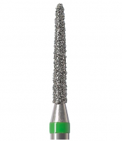 Алмазний бор Okodent 878K C (торпеда, зелений, груба абразивність)