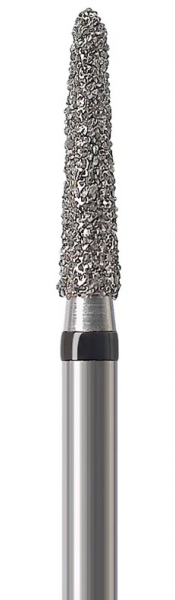 Алмазный бор Okodent 878K SC (торпеда, черный, супер-грубая абразивность)