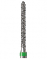 Алмазний бор Okodent 879 C (торпеда, зелений, груба абразивність)