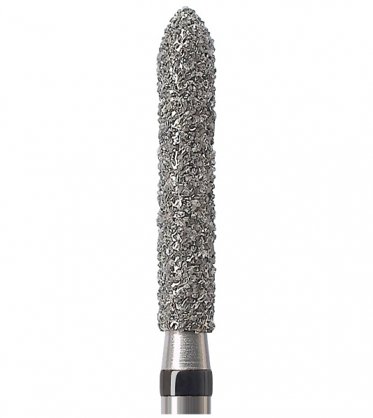 Алмазний бор Okodent 879 SC (торпеда, чорний, супер-груба абразивність)