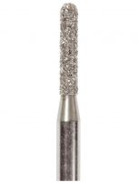 Алмазний бор Okodent 880 EF (округлий циліндр, жовтий, екстра-дрібна абразивність)