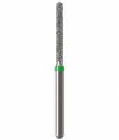 Алмазный бор Okodent 882 C (округлый цилиндр, зеленый, грубая абразивность)