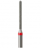 Алмазный бор Okodent 882 F (округлый цилиндр, красный, мелкая абразивность)