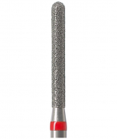 Алмазный бор Okodent 882 F (округлый цилиндр, красный, мелкая абразивность)
