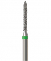 Алмазный бор Okodent 885 C (скошенный цилиндр, зеленый, грубая абразивность)