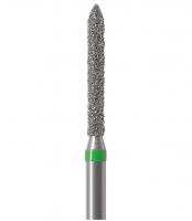 Алмазный бор Okodent 886 C (скошенный цилиндр, зеленый, грубая абразивность)