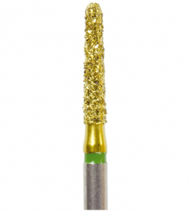 Алмазний бор Okodent S856.016 C (циліндр, зелений, груба абразивність)