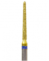 Алмазний бор Okodent S879K.012 M (торпеда, синій, середня абразивність)