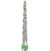 Алмазний бор Okodent T850 C (конус, турбо, зелений, груба абразивність)