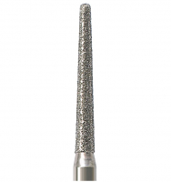 Алмазный бор Okodent Z850.012 F (по цирконию, цилиндрический, красный, мелкая абразивность)