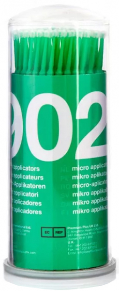 Аплікатори PremiumPlus Fine зелені 902Т, 1,7 мм (100 шт)