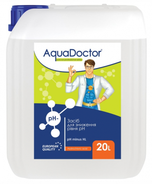 pH Minus HL (AquaDoctor) Жидкое средство для снижения pH (соляная 14%)