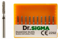 Бор турбінний Asfarma 886.314.140.544 (циліндричний, напівсферичний) 10 шт