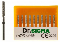 Бор турбінний Asfarma 886.314.141.544 (циліндричний, напівсферичний) 10 шт