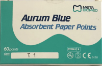 Aurum Blue (Meta Biomed) Паперові штифти, 60 шт