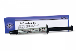 Biflujen LC, шприц 3г (Jendental) Однокомпонентный светоотверждаемый фторлак и герметик