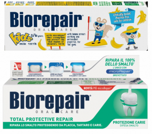 Набор Biorepair Комплекс Family (Веселый мишонок, 50 мл + Абсолютная защита и восстановление, 75 мл)