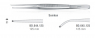 BD.644.125 Semken (Falcon) Пинцет хирургический прямой, 125 мм