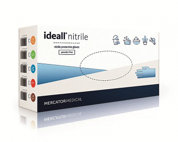 Нитриловые перчатки Mercator Medical Ideal nitrile