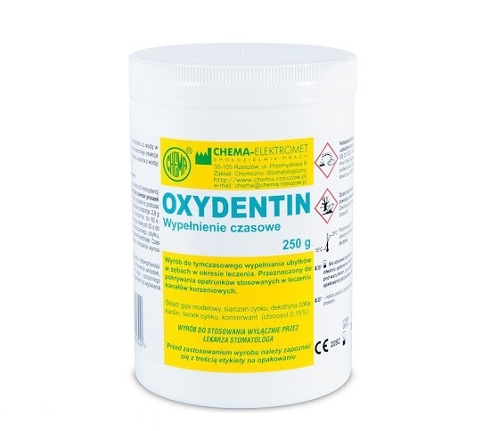 Дентин для тимчасового пломбування Chema Oxydentin (250 г)