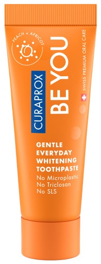 Be you Pure Happiness, персик (Curaprox) Відбілююча зубна паста