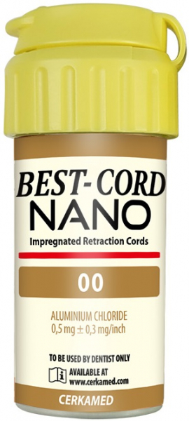 BEST-CORD NANO, з просоченням (Cerkamed) Ретракційна нитка, 254 см