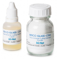 Glass Cem (Bisico) Стеклоиономерный цемент для фиксации, 35 г + 20 мл