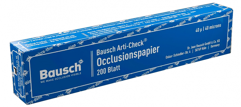 Артикуляционная бумага Bausch BK09 (синий)