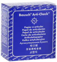 Артикуляционная бумага Bausch BK15 (синяя)