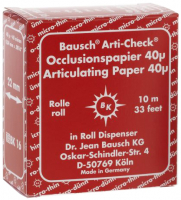 Артикуляционная бумага Bausch BK16 (красная)