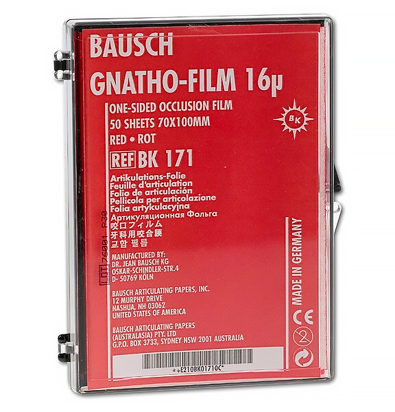 Артикуляційна фольга Bausch BK171 Гнато-Фільм (червона)